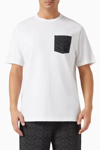 Essential Pocket T-shirt in Cotton-jersey