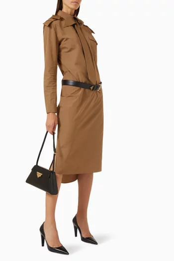 Shirtdress in Poplin