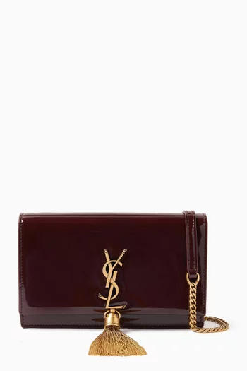 Kate Chain Wallet in Patent Leather