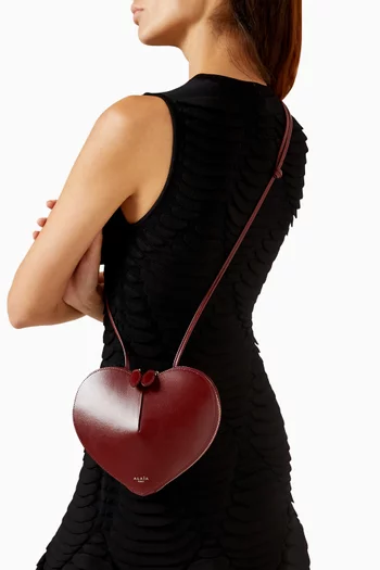 Le Coeur Crossbody Bag In Calfskin