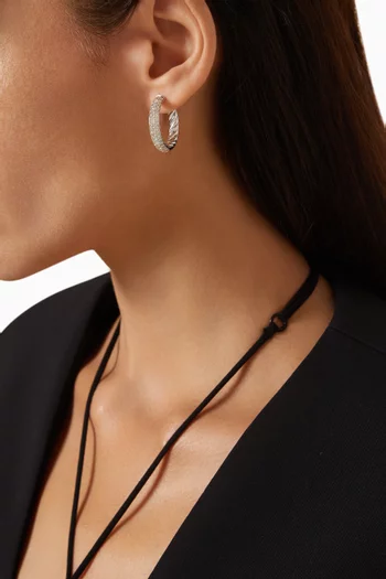 DY Mercer™ Hoop Earrings in Sterling Silver