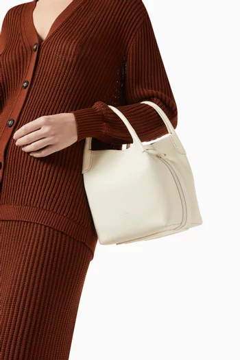 حقيبة باكيت بال صغيرة جلد