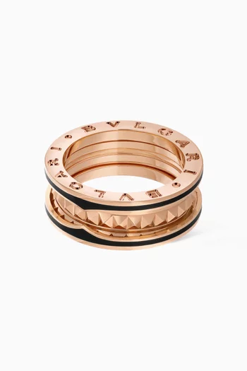 B.zero1 Two-band Ring in 18kt Rose Gold