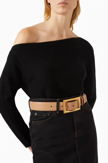 Arlie Buckle Belt in Leather