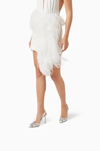 Bridal Gatsby 105 Slingback Pumps in Satin