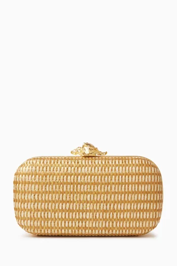 Sea of Love Murex Box Clutch in Straw