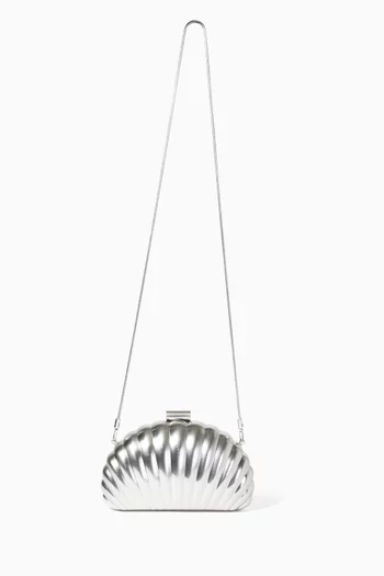 كلاتش مونيه بتصميم صدفة معدن