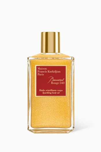 Limited Edition Baccarat Rouge 540 Sparkling Body Oil, 200ml