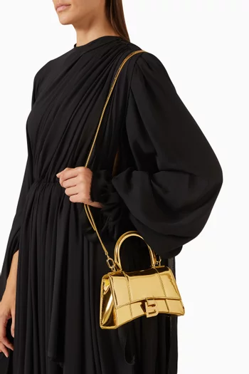 حقيبة اورجلاس مقاس XS بيد علوية جلد لامع