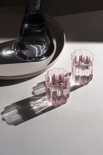Wave Glass, Set of 2