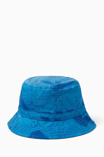 قبعة باكيت بشعار الماركة نايلون