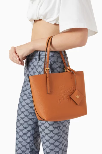 Mini Himmel Shopper Bag in Leather