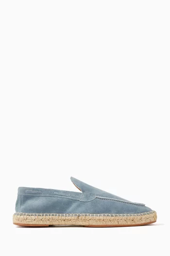 Beachside Espadrille Loafers in Softey® Suede