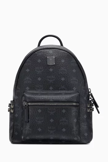 Stark Side Studs Small Backpack in Visetos