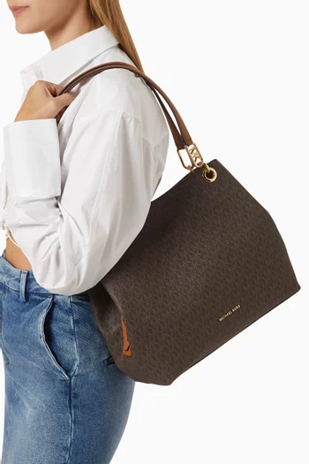 Large Kensington Shoulder Bag in Signature Monogram Canvas