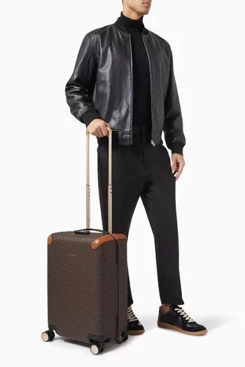 Small Trolley Suitcase in Signature Monogram Canvas