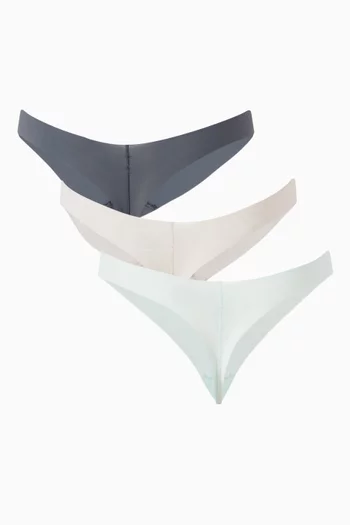 Invisibles Thongs in Microfiber, Set of 3