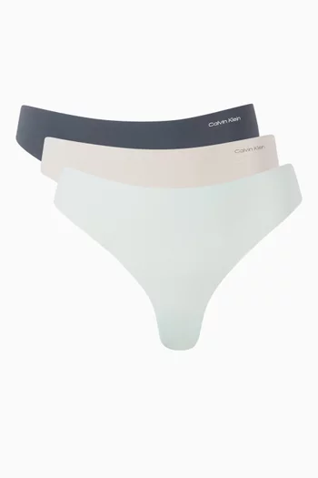 Invisibles Thongs in Microfiber, Set of 3