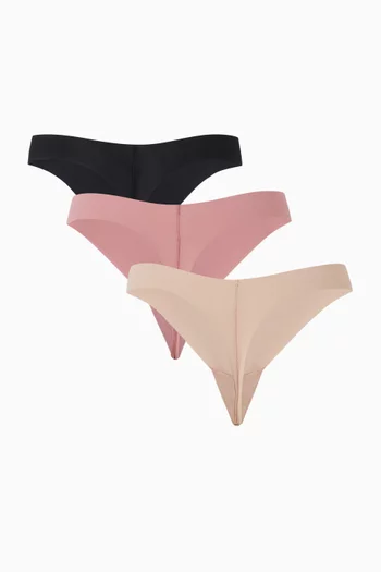 Invisibles Thongs in Microfiber, Set of 3