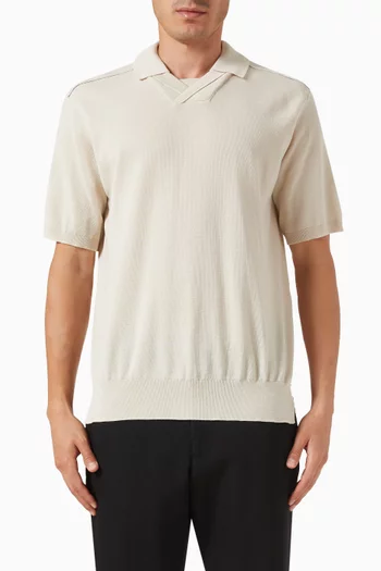 Polo Shirt in Wool Knit