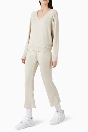 Brooks Fleece Cropped Flare