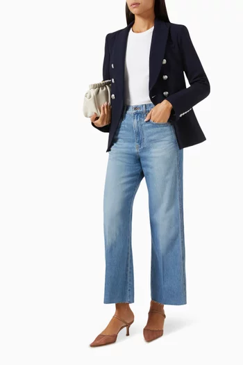 Taylor Cropped Wide-leg Jeans in Japanese Cotton-denim