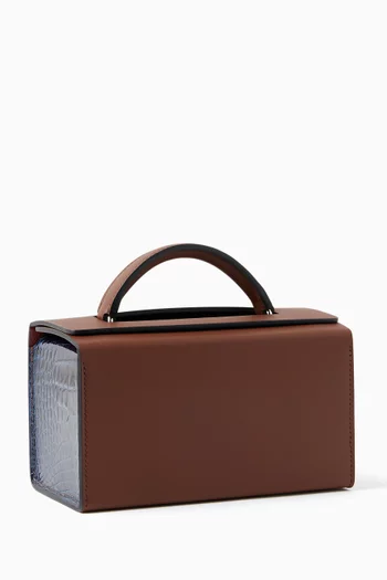 Unused Petit H Boxbag in Hunter Leather & Palladium Hardware