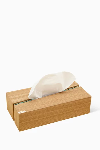 Funquetry Tissue Box in French Oak