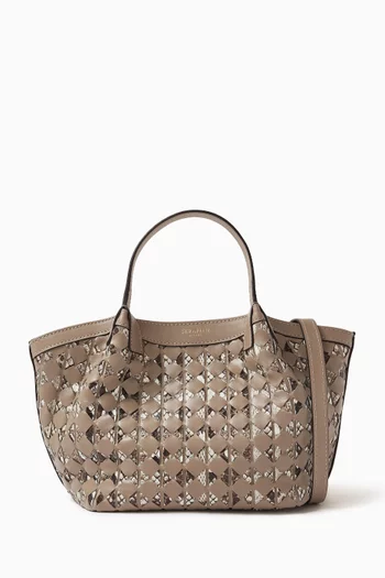 Mini Secret Bag in Mosaico Python Leather