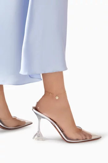 Farfasha Happy Sunkiss Pearl & Diamond Anklet in 18kt Gold