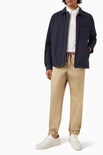 Logo-patch Pants in Cotton