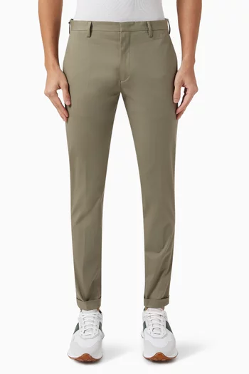 Slim-fit Trousers in Stretch-cotton