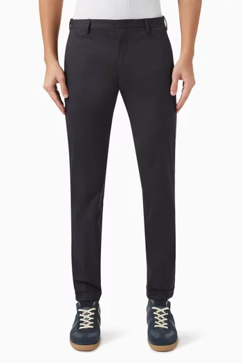 Slim-fit Trousers in Stretch-cotton