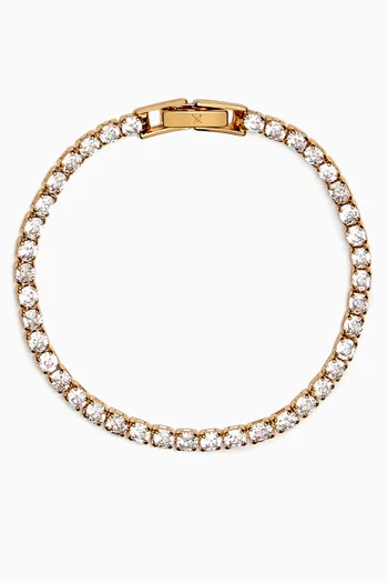 Savin Tennis Bracelet in 18kt Gold-plated Vermeil