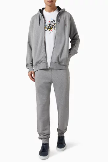 Zebra Logo Sweatpants in Organic Cotton