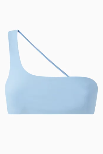 Apex One-shoulder Bikini Top in Lycra-blend