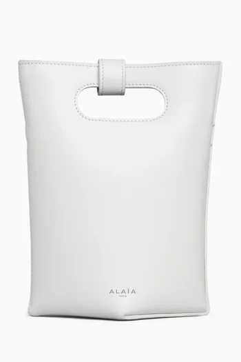 حقيبة يد صغيرة بتصميم قابل للطيّ جلد