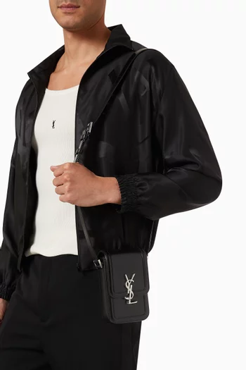 Mini Solferino Satchel Bag in Calf Leather