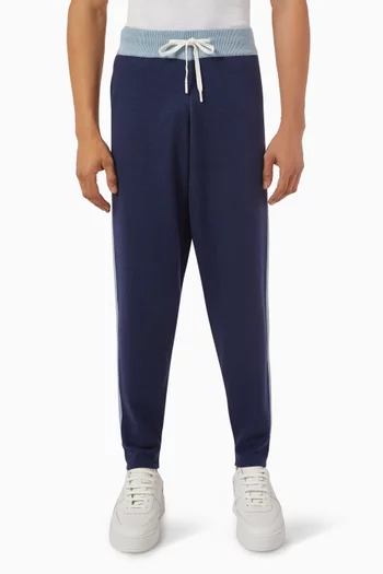 Track Jogger Pants in Cotton Knit