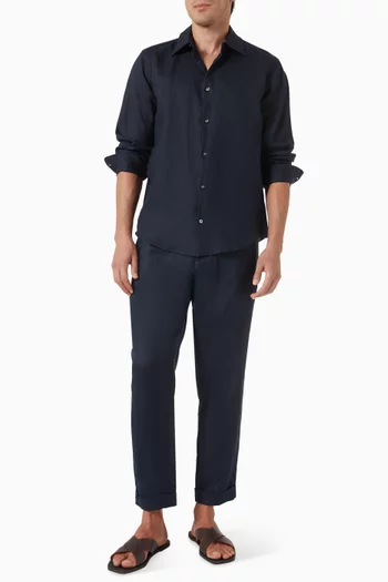 Slim-fit Shirt in Linen