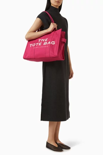 The Large Tote Bag in Cotton Canvas