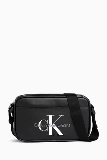 Monogram Soft Camera Bag in Faux Leather