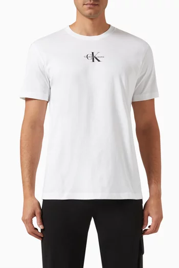 Monologo T-shirt in Cotton-jersey