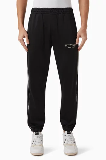 Monotype Track Sweatpants in Stretch Cotton Blend