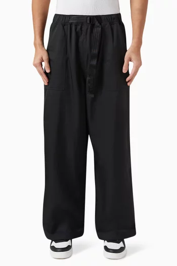 Wide-Fit Skate Pants in Cotton