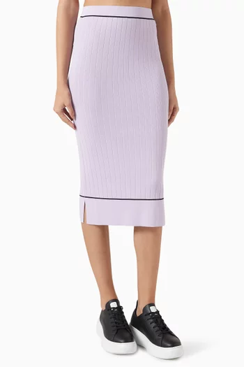 AX Midi Skirt in Viscose-knit