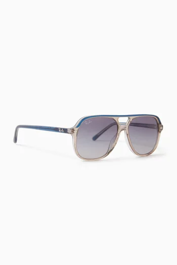 Bill Square Sunglasses in Acetate