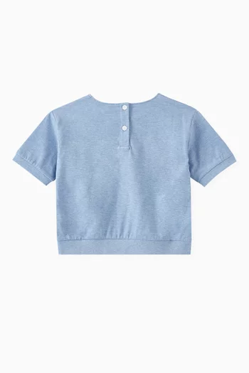 EKD Embroidered T-shirt in Cotton