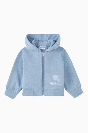 EKD Embroidered Hoodie in Cotton