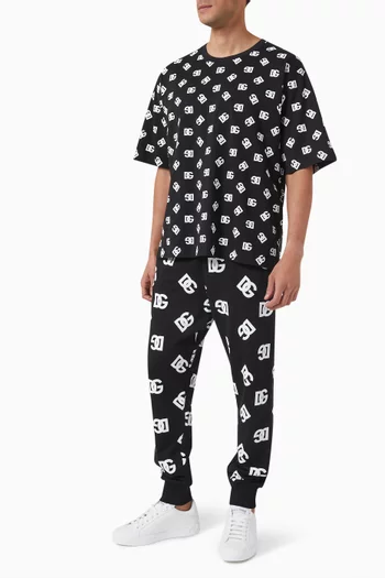 All-over DG Monogram T-shirt in Jersey